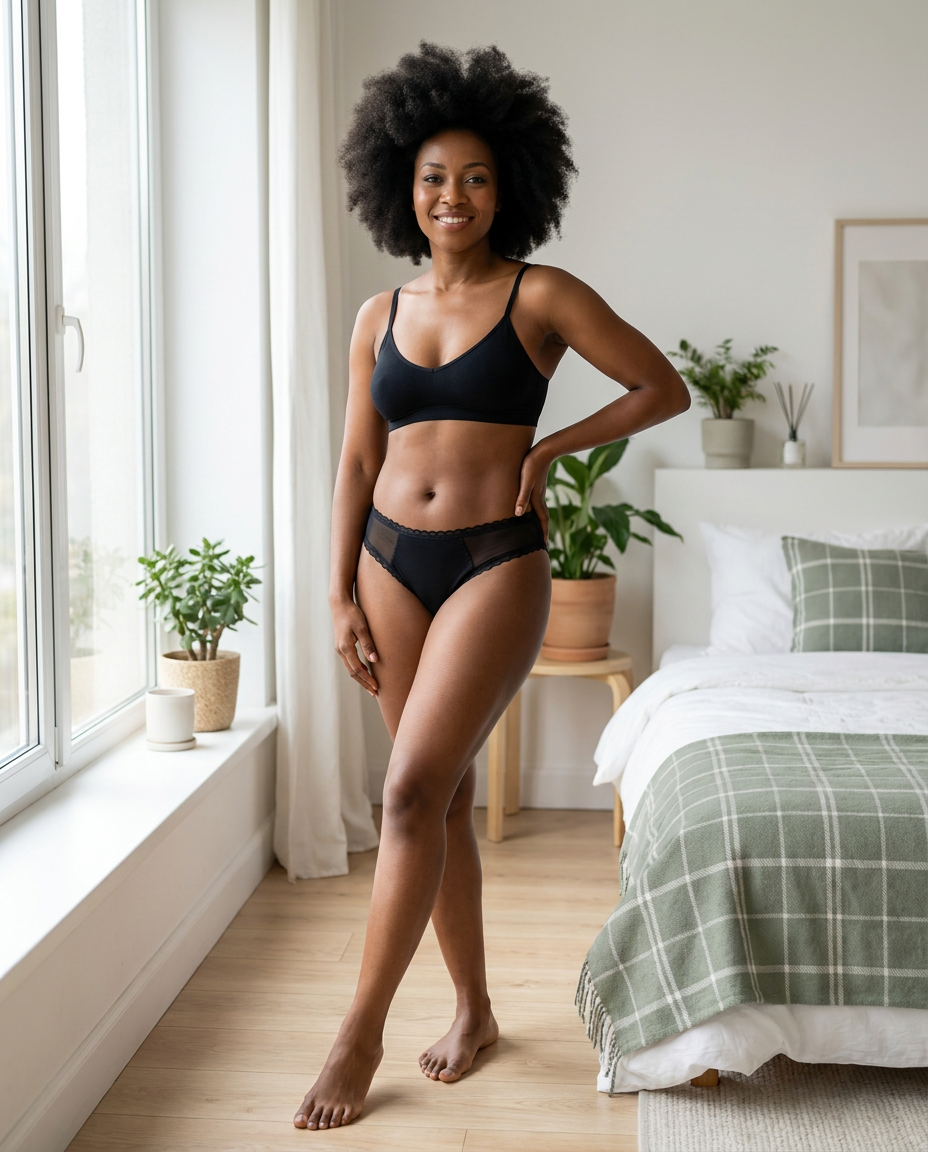 Culotte Menstruelle Élégance – Flux Léger à Moyen